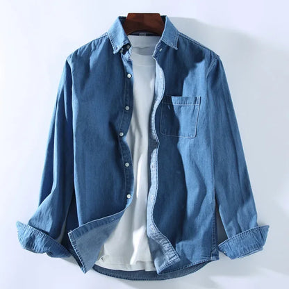 Hudson Ridge Men's Denim Shirt - 
Fashinoza