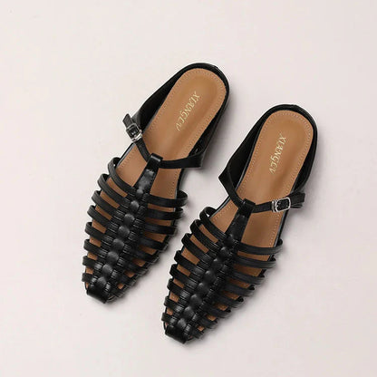 Women's Buckle Flat Shoes