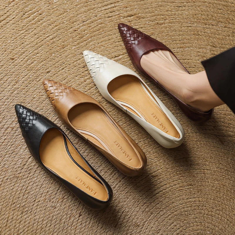 Zelith Genuine Leather Pumps