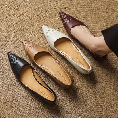 Zelith Genuine Leather Pumps