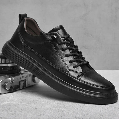 Men's Low- Sneakers Lace-Up Closure - Fashinoza
