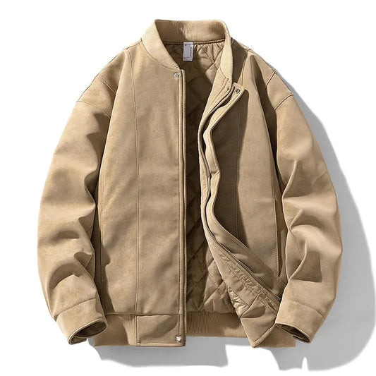 Henderson Men's Suede Leather Jacket - 
Fashinoza