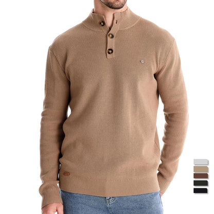 Women's Buttoned Sweater Maple Wood