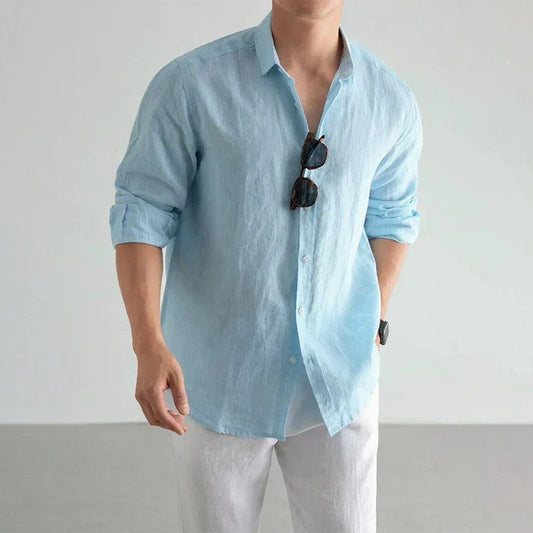 Berkleey Men's Linen Shirt - 
Fashinoza