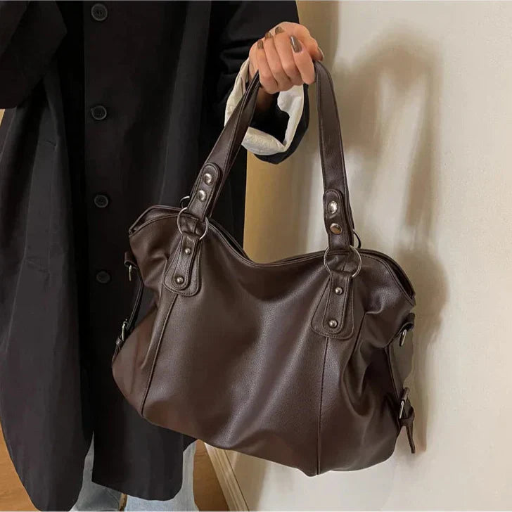 Lunelle Women's Large Leather Handbag Soft