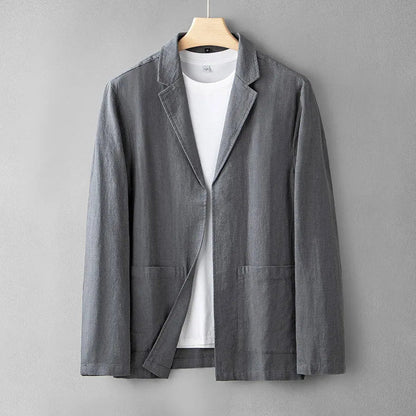 Mens Formal Linen Blazer Jacket