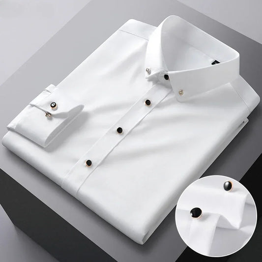Men's Long Sleeve Dress Shirt - 
Fashinoza