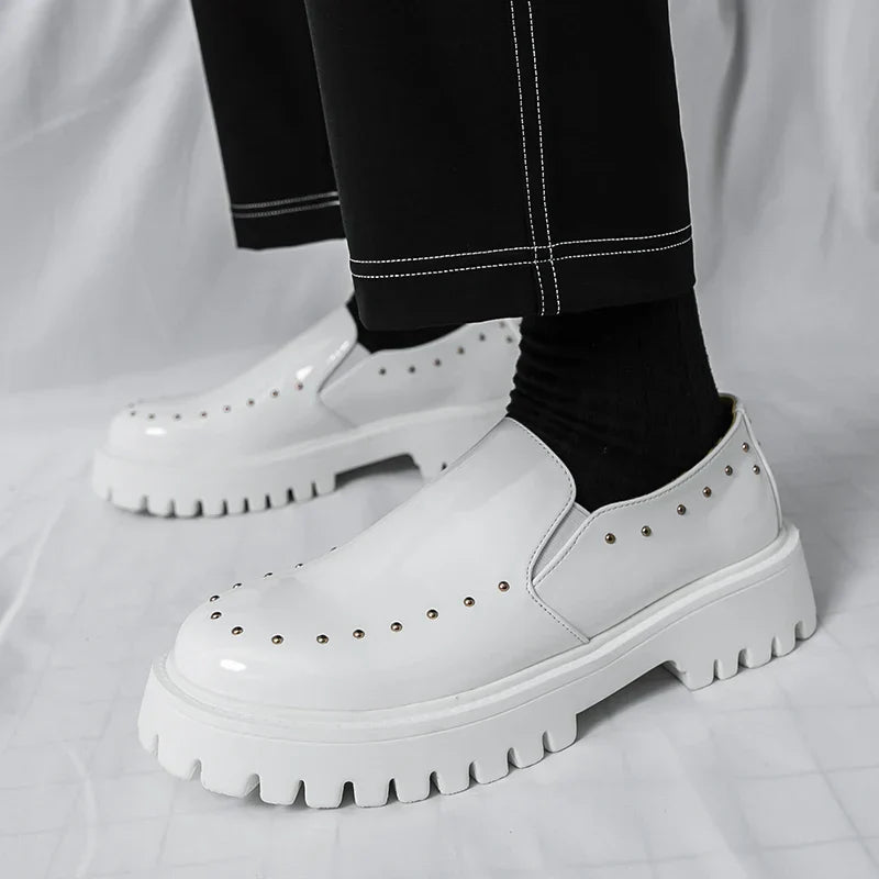 Men's Leather Wedding Dress Shoes - 
Fashinoza