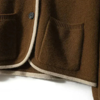 Women's Cardigan Sweater Four Patch Pockets