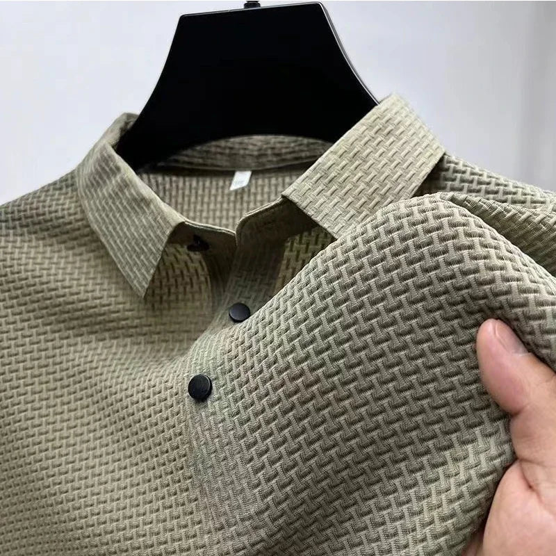 Stanley Men's Polo Shirt Waffle Knit - 
Fashinoza
