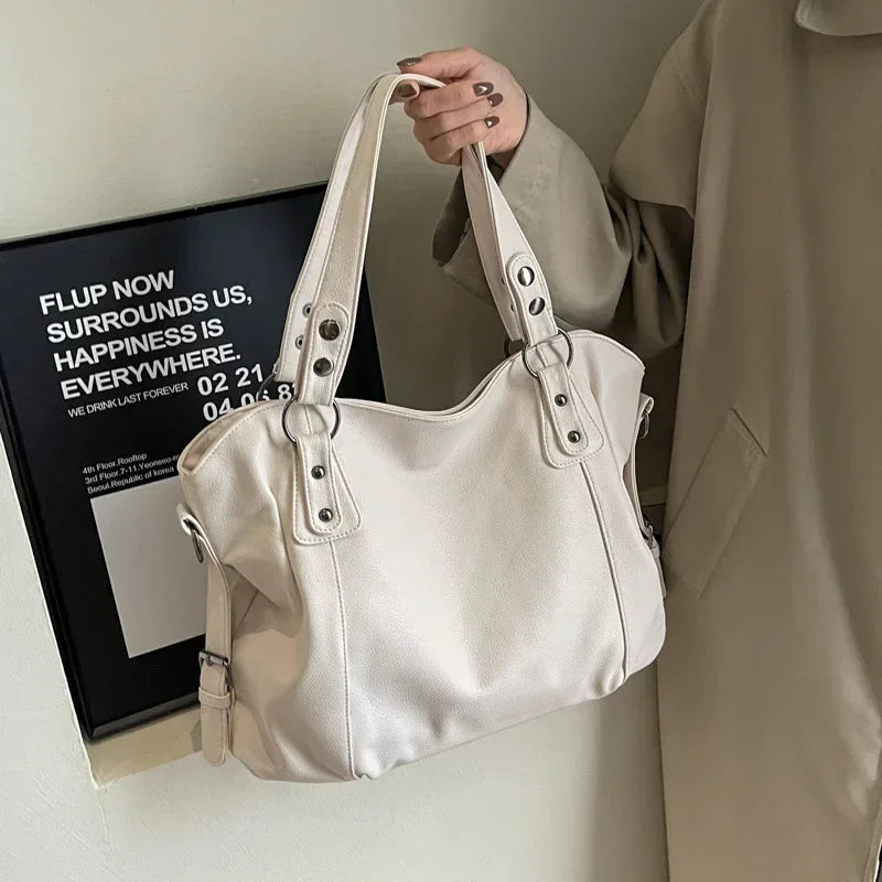 Lunelle Women's Large Soft Leather Tote Bag
