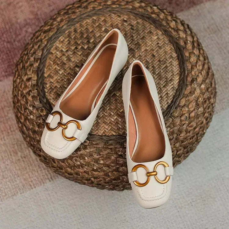 Women's Cushioned Flat Sandals Low Heel