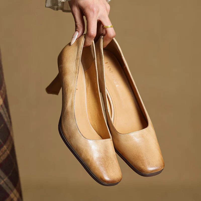 Diara Genuine Leather Heels