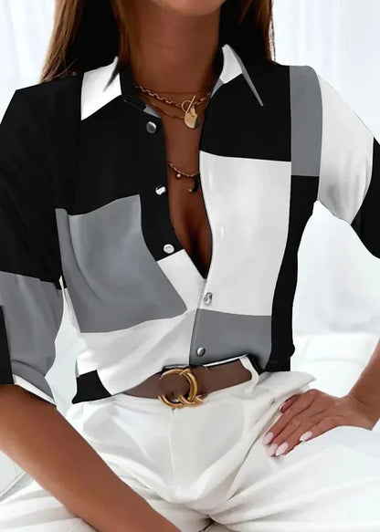 Women's Printed Blouse Contemporary Design