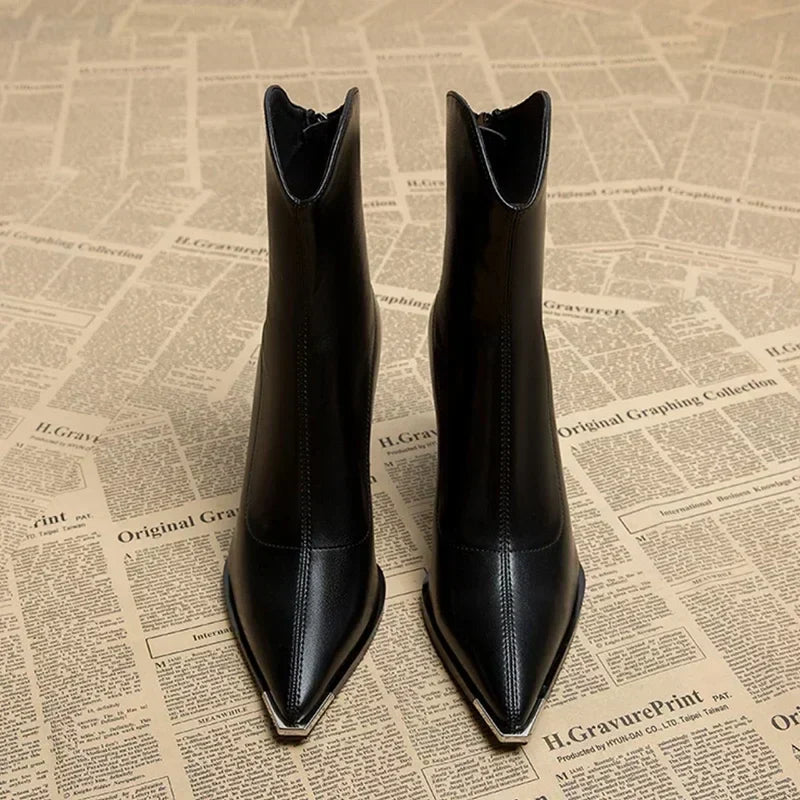 Beatrice | Women’s Spring Pointed Toe Block Boots