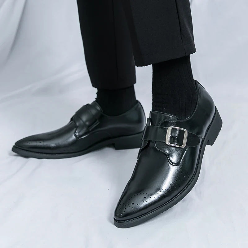 Men's Bucklor Genuine Leather Shoes