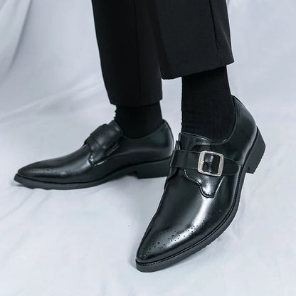 Men's Bucklor Genuine Leather Shoes