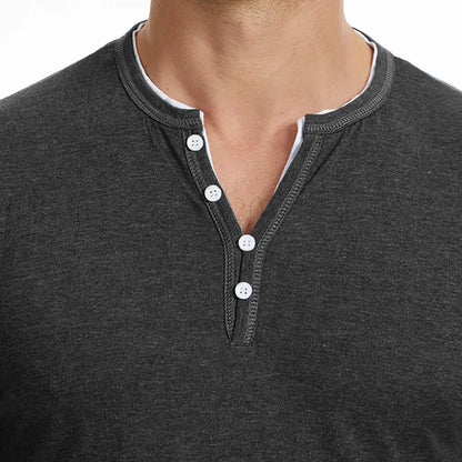 Men's Marcello Long Sleeve Henley Shirt