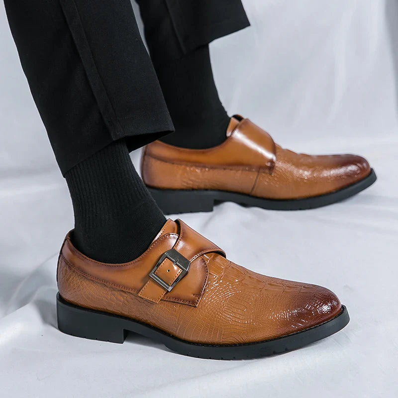 Men's Zenvor Genuine Leather Shoes