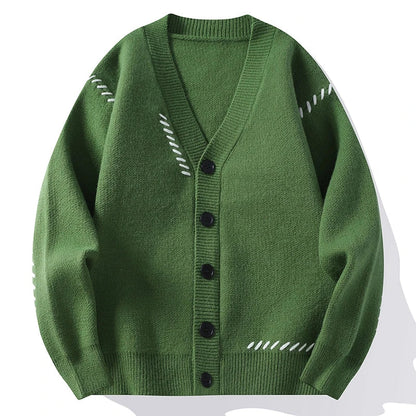 Cotton Driftwood Cardigan Sweater - 
Fashinoza