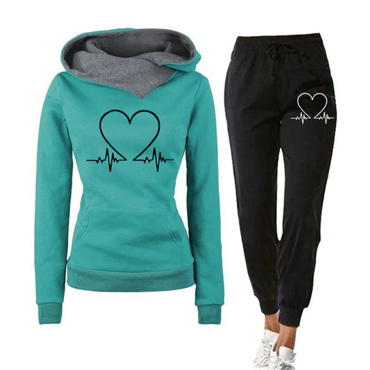 Women's 2 Piece Jogging Suit - Fashinoza