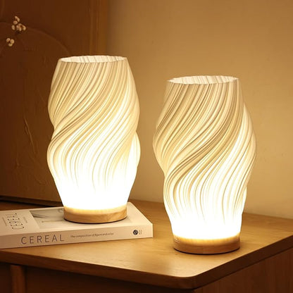 Modern Swirl Led Table Lamp - Fashinoza