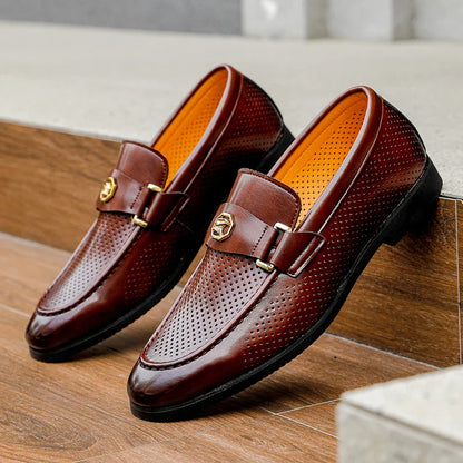 Valenco Men's Leather Loafers