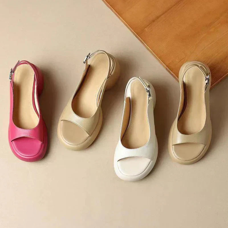 Women's Platform Flat Sandals Low Heel