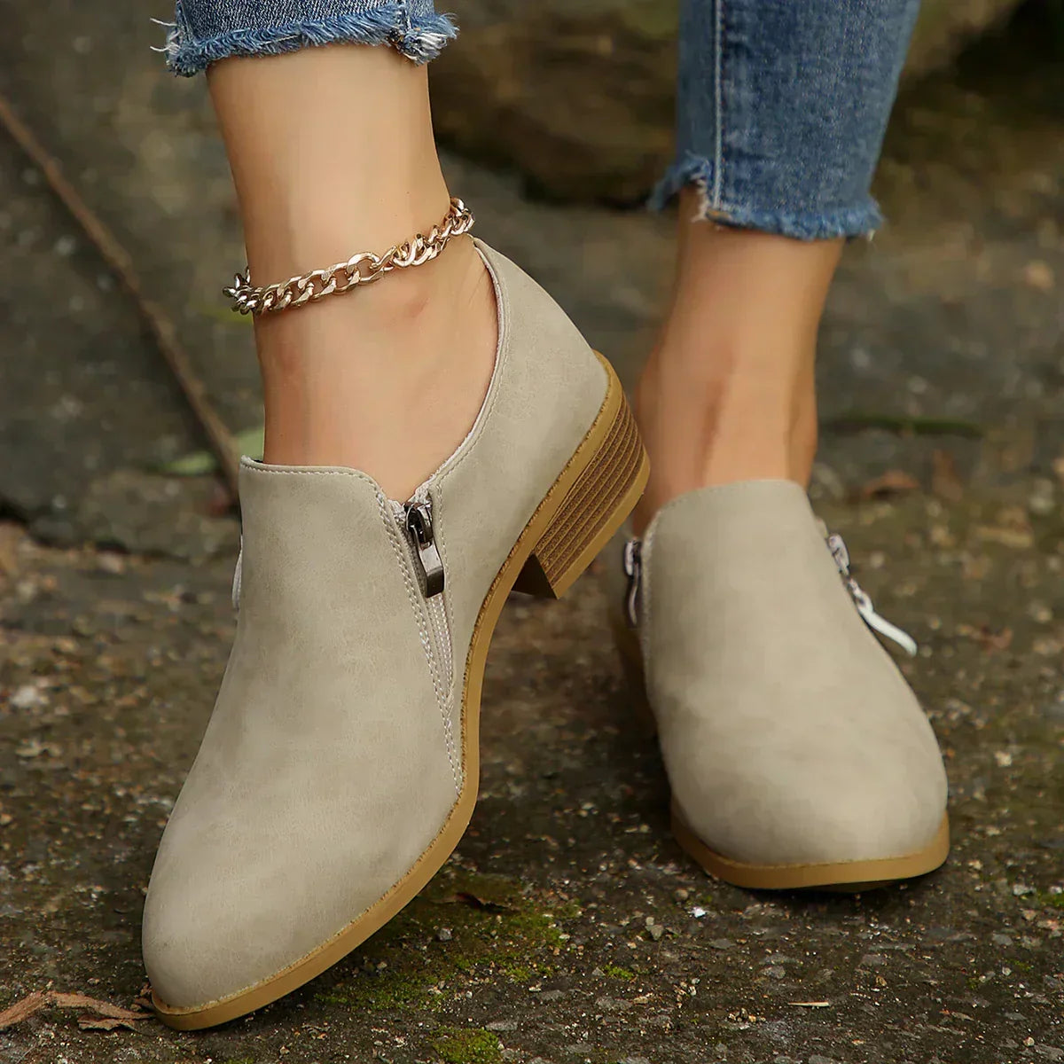 Women's Slip-On Boots Defined Heel