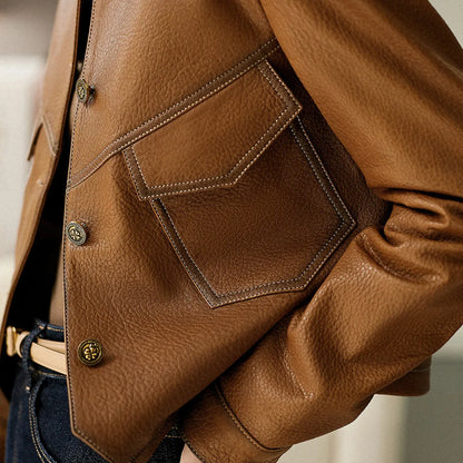 Women’s Romana Faux Leather Jacket
