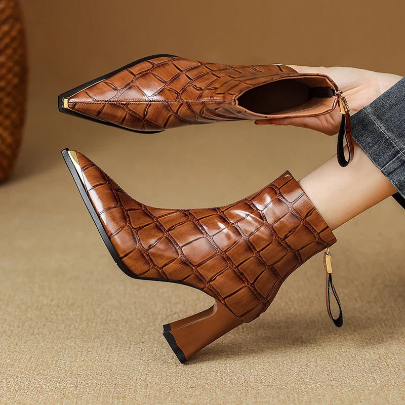 Nysa Genuine Leather Boots