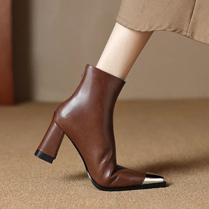 Women's Ankle Boots Toe Cap
