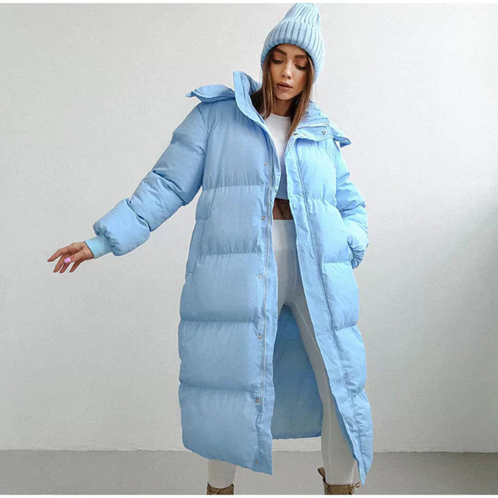Brooklyn| Women’s Winter Hooded Long Warm Puffer Coat