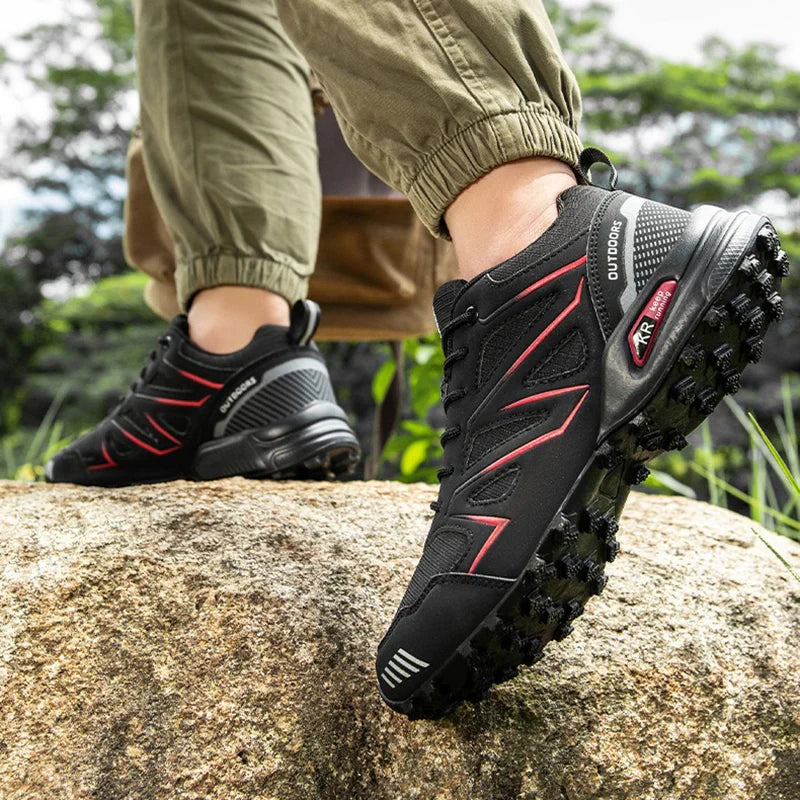 Orthopedic Men's Waterproof Hiking Shoes Non-Slip All-Terrain Outdoor Trekking Boots