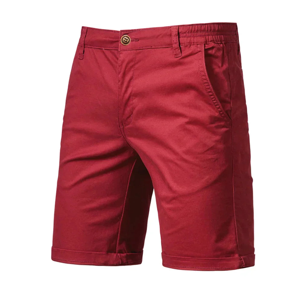 Men's Smart Casual Shorts Lightweight Beige