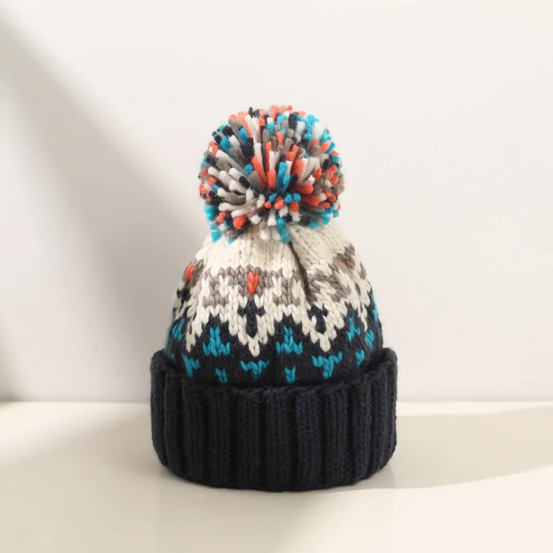 Women's Snowflake Pom Beanie