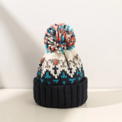 Women's Snowflake Pom Beanie