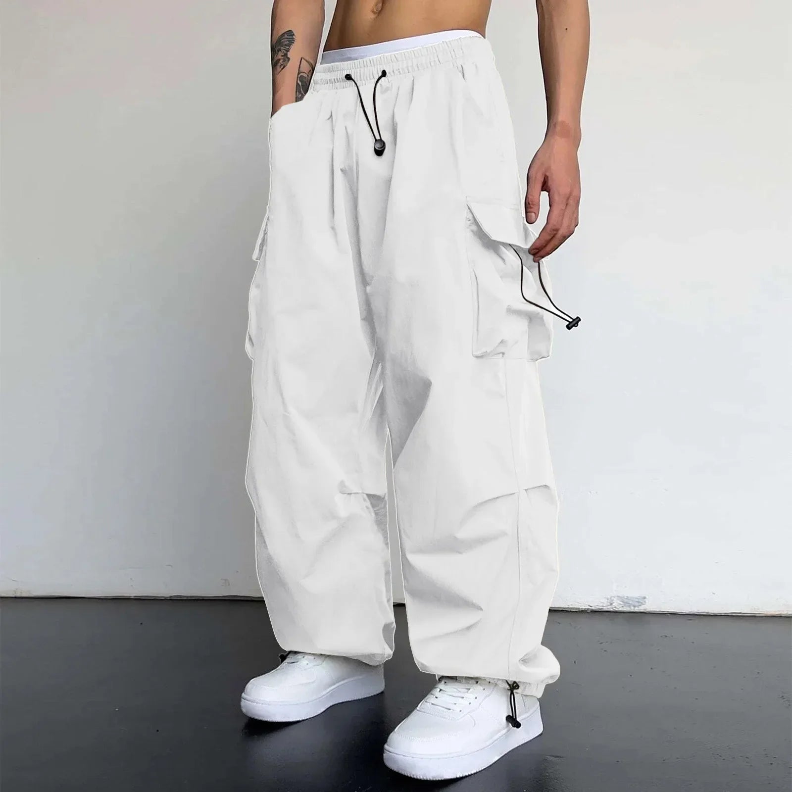Men's Cargo Pants Multi Pocket - Fashinoza
