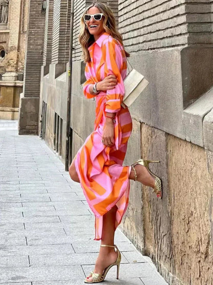 Women's Summer Dress Multicolor Floral - Fashinoza