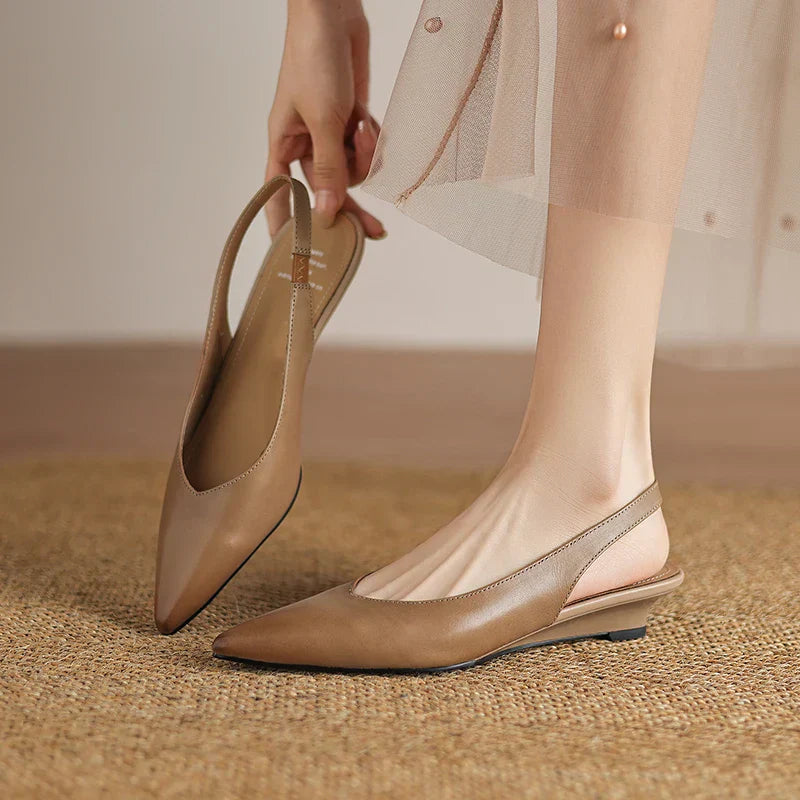 Leslie Women's Genuine Leather Pumps