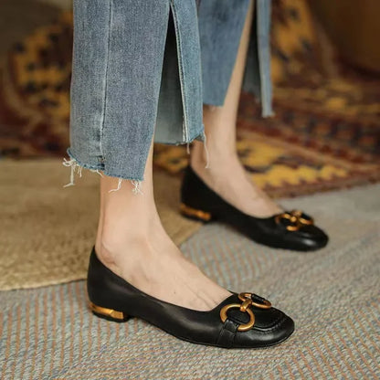 Women's Cushioned Flat Sandals Low Heel