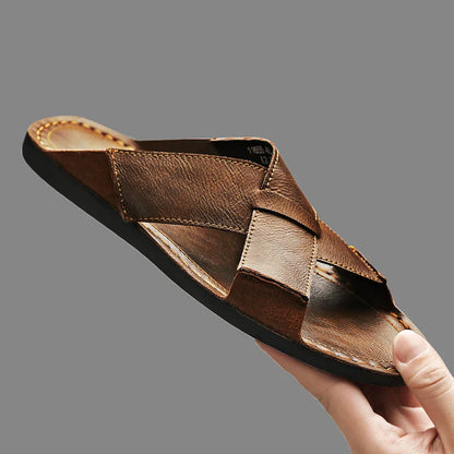 Valentino Women's Leather Beach Sandals - 
Fashinoza