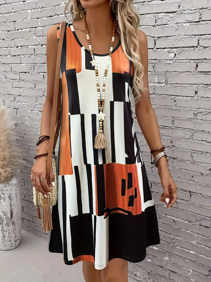 Aria - Sleeveless A-Line Dress