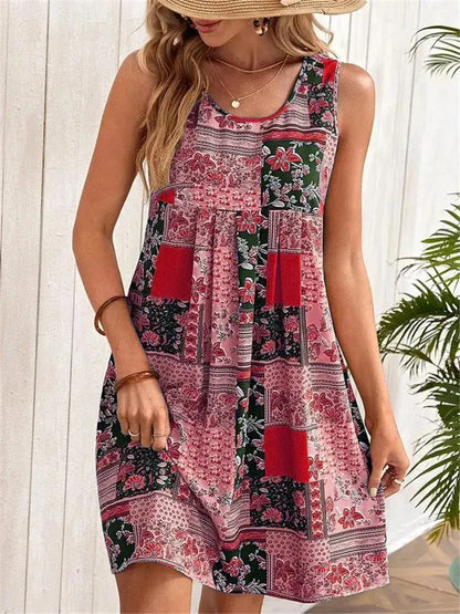Gail - Sleeveless A-Line Dress