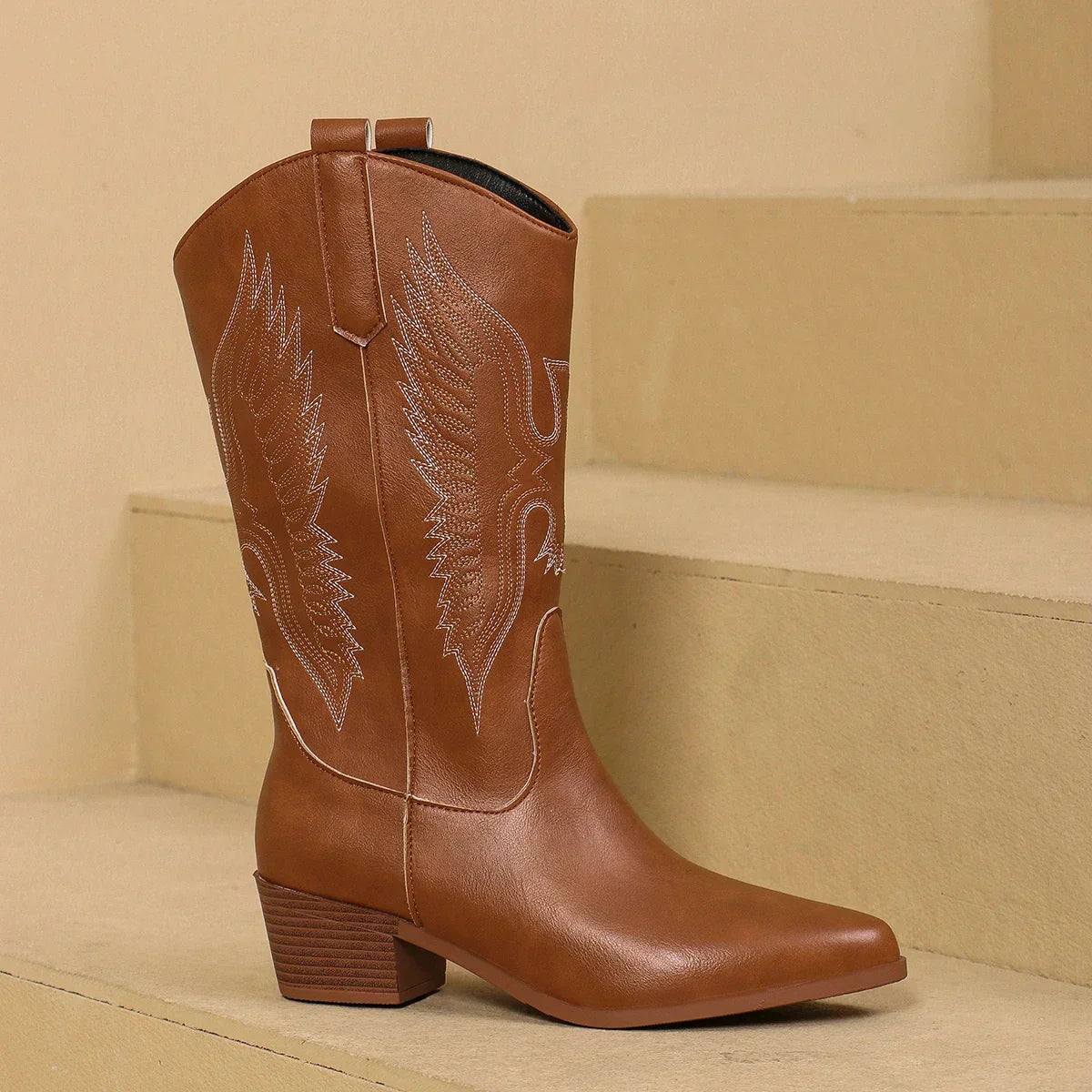 Women's Embroidered Western Cowboy Boots