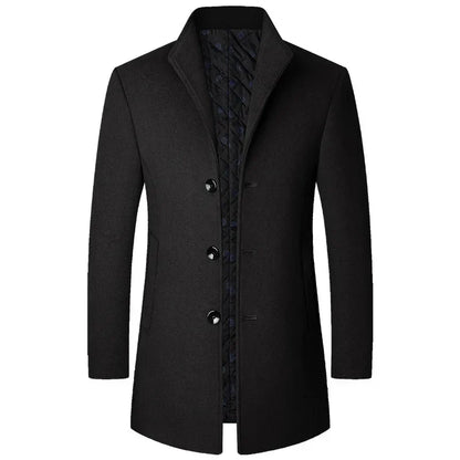 Jacob | Men’s Winter Wool Coat for Cold Weather