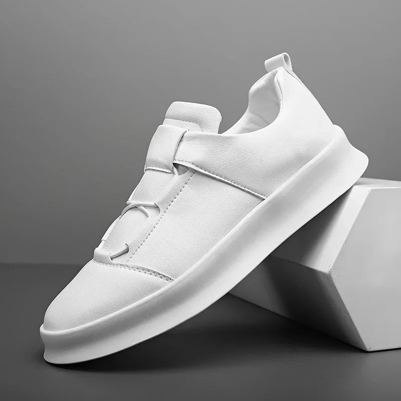 Men's Italian Leather Sneakers Marino