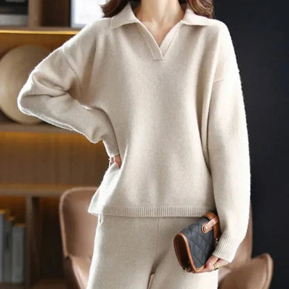 Alice | Women Spring Collared Sweater Set