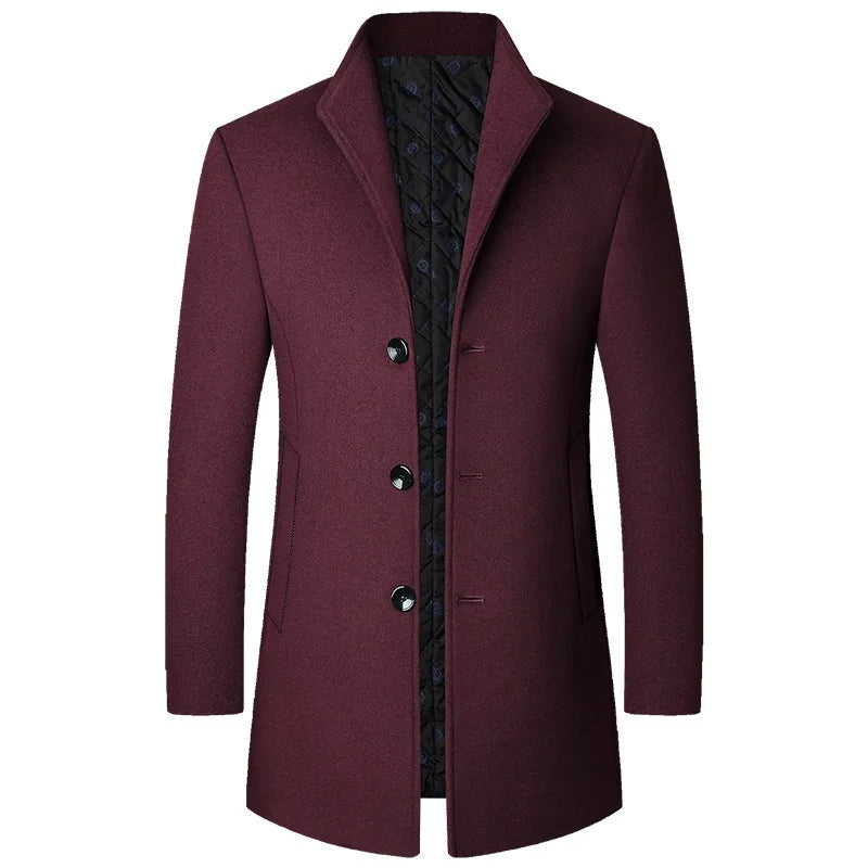 Jacob | Men’s Winter Wool Coat for Cold Weather
