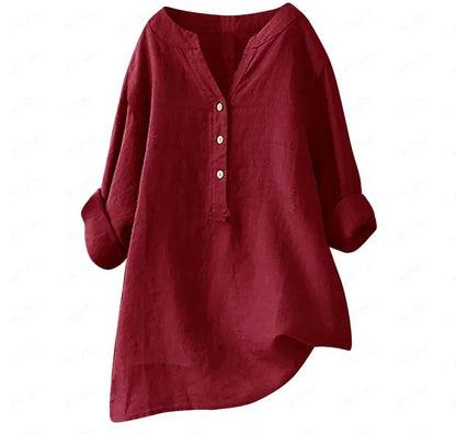 Womens Linen Summer Shirt